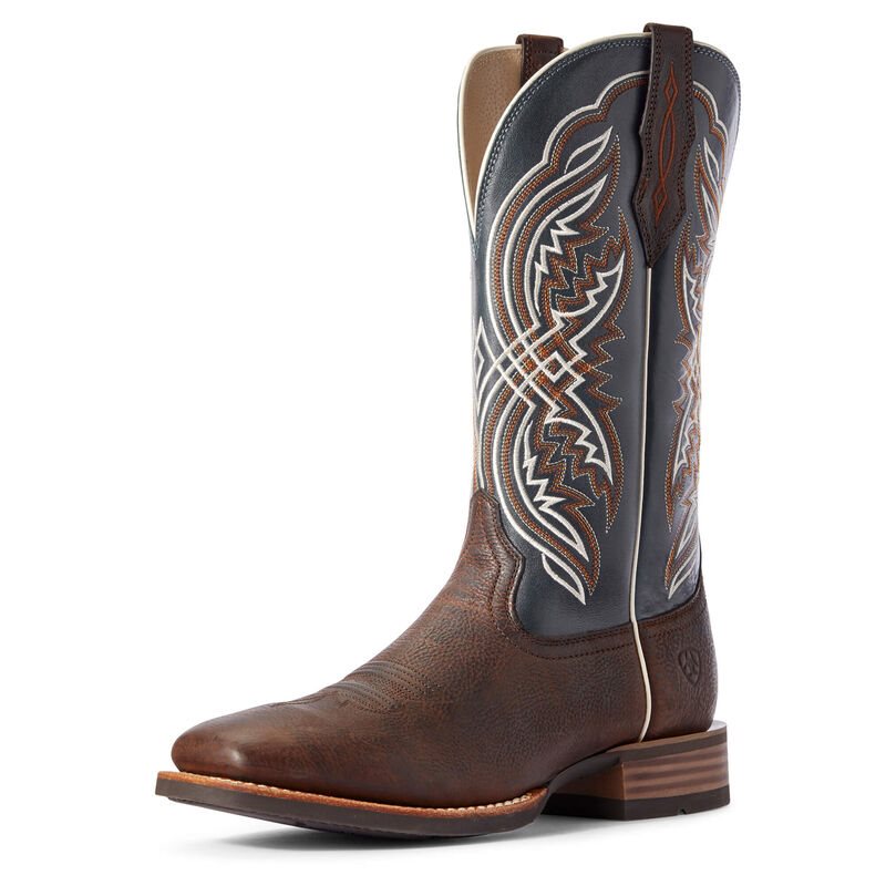 Ariat Double Kicker Koyu Kahverengi Western Csizma Erkek (31267-634)